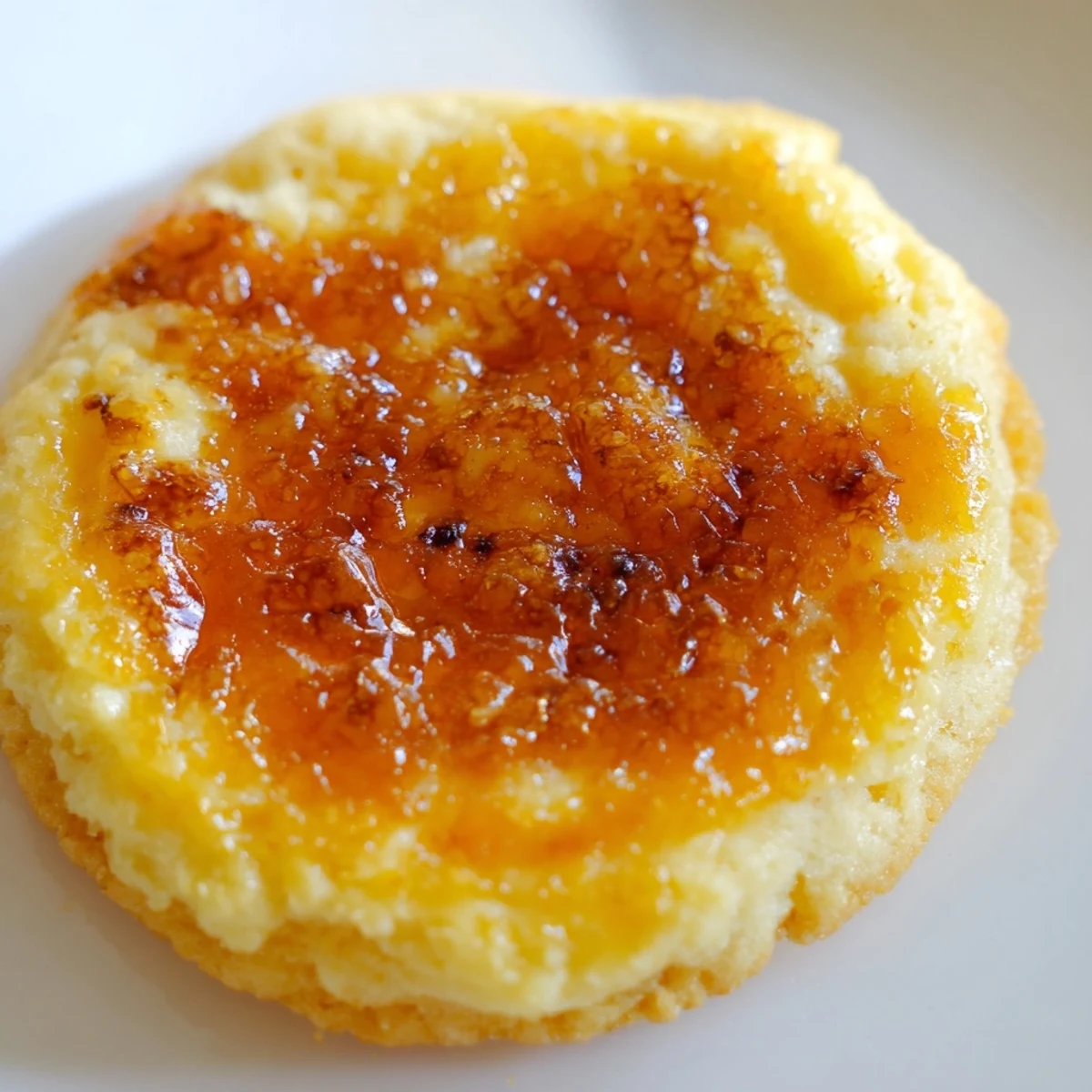 French-inspired crème brûlée shortbread treats featuring smooth custard and crisp burnt sugar layer