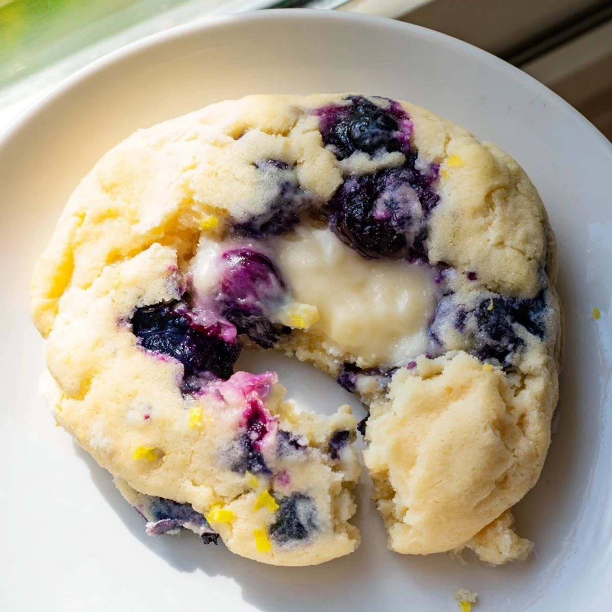 Lemon Blueberry Cheesecake Cookies