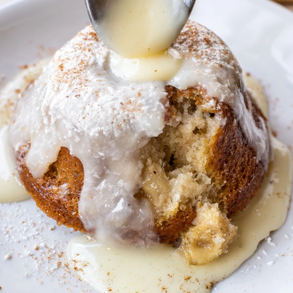 Warm, freshly baked Banana Donuts with glossy vanilla glaze cooling on rack