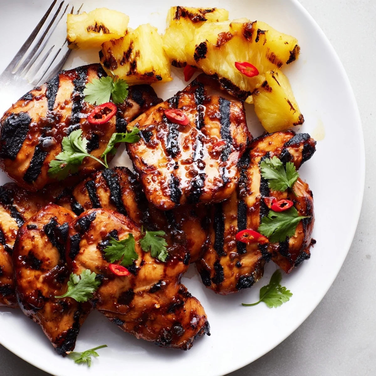 Chili Pineapple Grilled Chicken