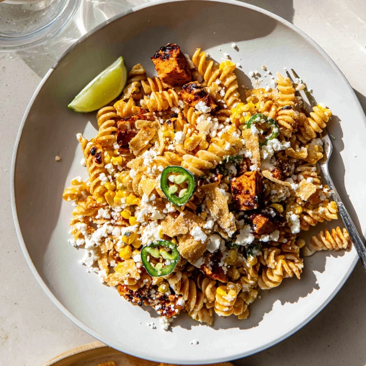 Mexican Street Corn Chicken Pasta