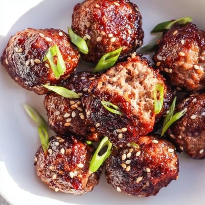 Korean BBQ Meatballs With Spicy Mayo