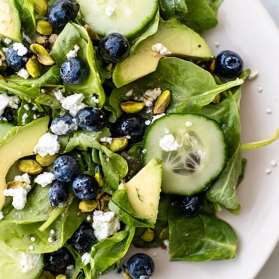 Blueberry Pistachio Spring Salad