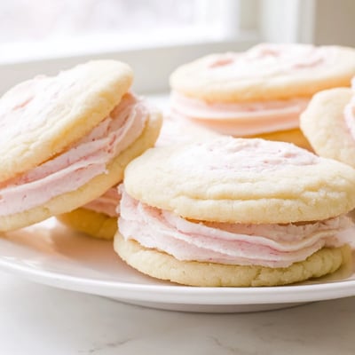 Pastel Sugar Cookie Sandwiches