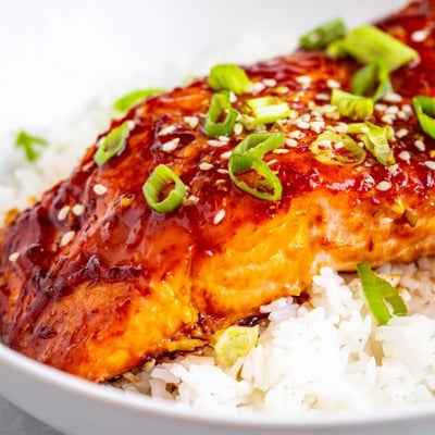 Sriracha Honey Glazed Salmon